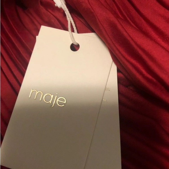 Brand new Maje dress sleeveless red - Picture 4 of 7